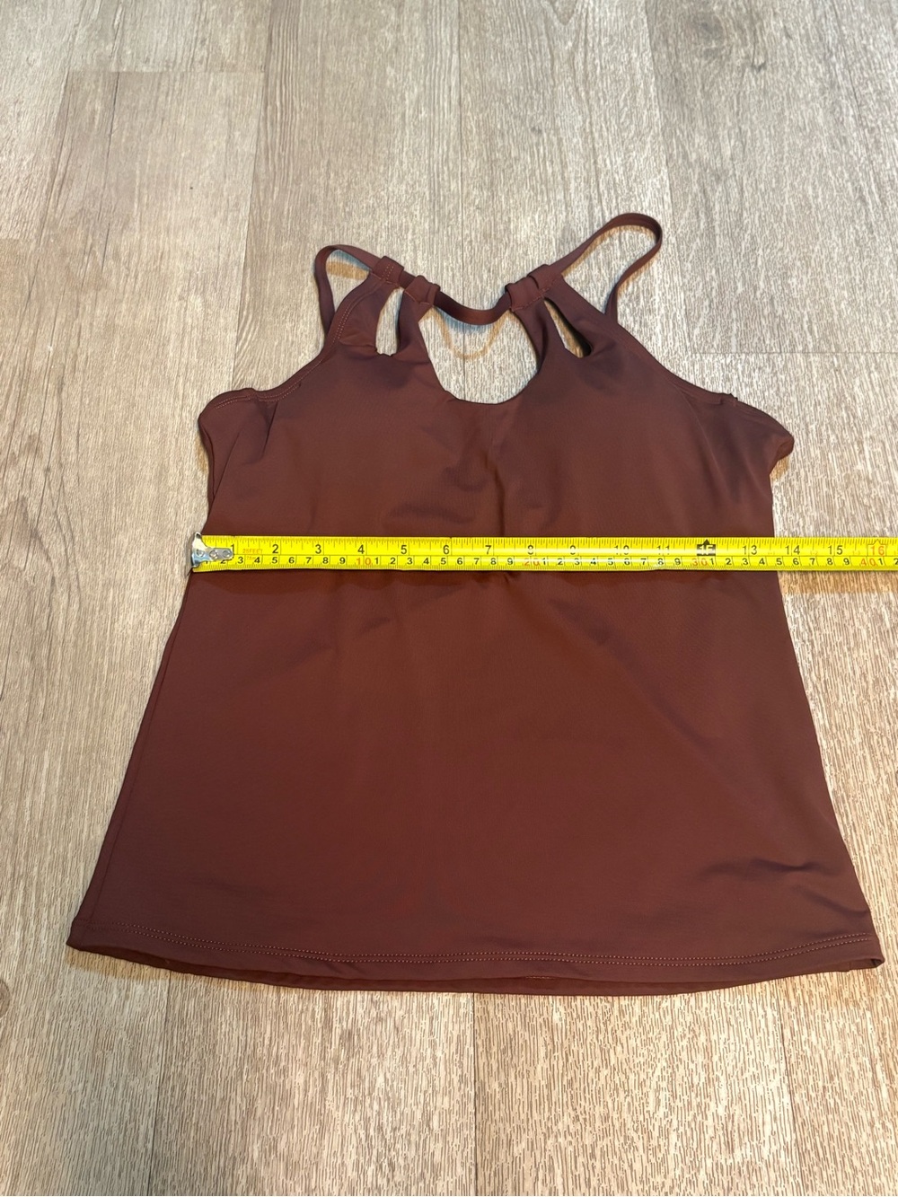 LA BLANCA BROWN JAVA TANKINI SIZE 8 - Picture 6 of 6